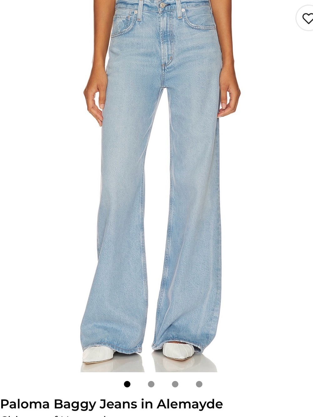 Citizens Of Humanity Light Blue Wide-Leg Baggy Jeans